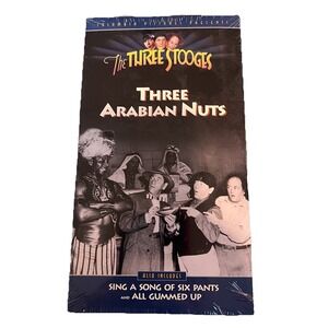 The Three Stooges Three Arabian Nuts‎ VHS Vintage Classic New Sealed 1993